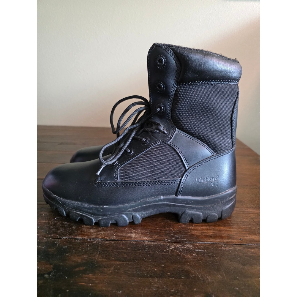 DieHard Duty Work Boots Mens 12D Black Leather Tactical ZR-1 86095